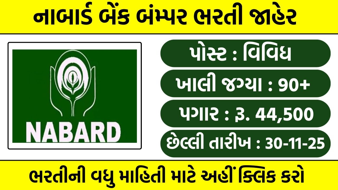 NABARD Recruitment 2025
